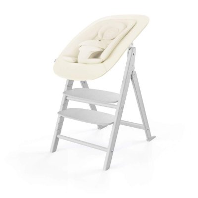 Cybex Gold Click & Fold Rostoucí židlička 4in1 - All White - obrázek