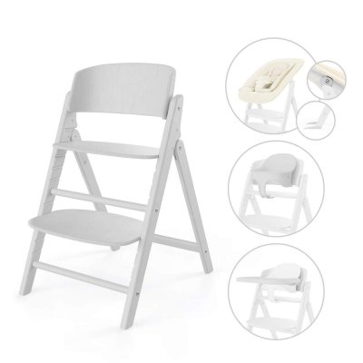 Cybex Gold Click & Fold Rostoucí židlička 4in1 - All White