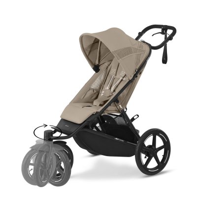 Cybex Gold Avi Spin Sportovní kočárek - Almond Beige - obrázek