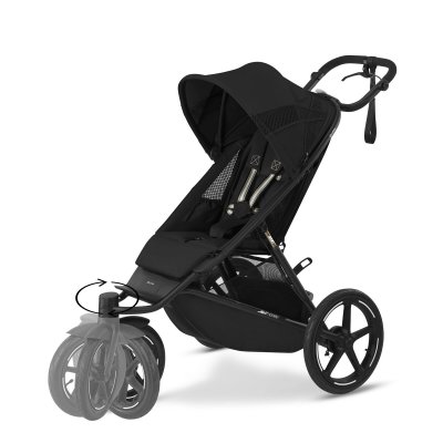 Cybex Gold Avi Spin Sportovní kočárek - Moon Black - obrázek