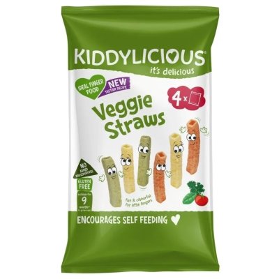 Kiddylicious Zeleninové tyčinky - Multipack, 4 x 12 g