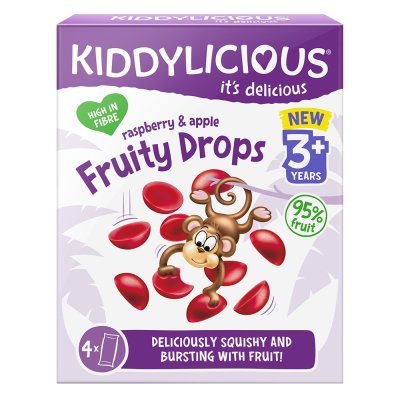 Kiddylicious Ovocné želé bonbónky - Jablko a malina