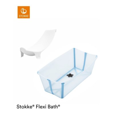 Stokke Flexi Bath Vanička Ocean Blue + Zdarma Lehátko