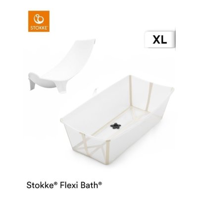 Stokke Flexi Bath Vanička X-Large Sandy Beige + Dárek Lehátko