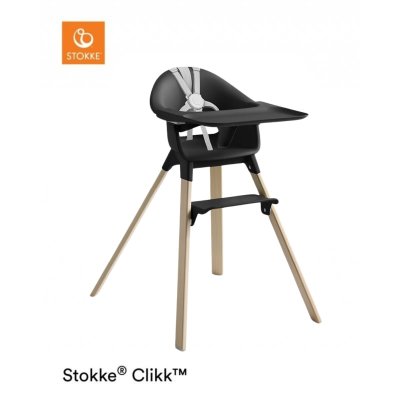 Stokke Clikk Židlička Black Natural