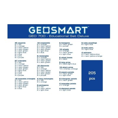 GeoSmart Educational Set 205 ks - obrázek