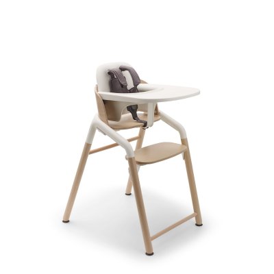 Bugaboo Giraffe Rostoucí židlička + Baby set + pultík - Neutral Wood/White - obrázek