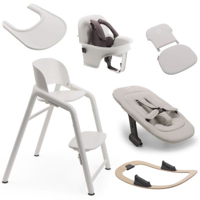 Bugaboo Giraffe Rostoucí židlička s příslušenstvím - White