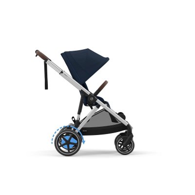 Cybex Gold e-Gazelle S - Silver/Ocean Blue - obrázek