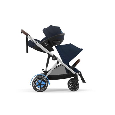 Cybex Gold e-Gazelle S - Silver/Ocean Blue - obrázek