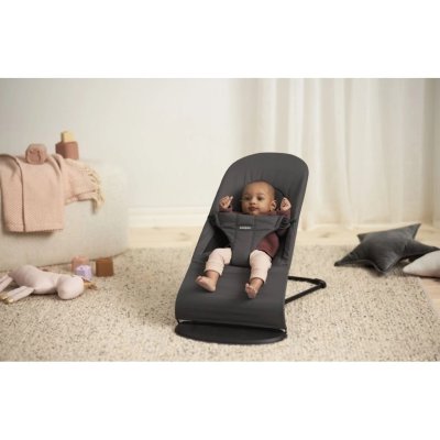 BabyBjörn Lehátko Balance Soft Tri-Fabric - Dark Gray - obrázek