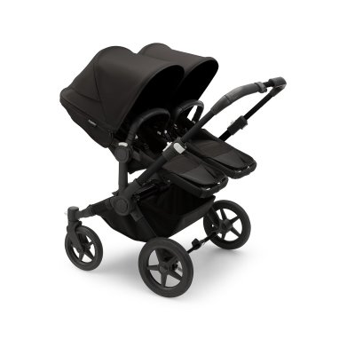 Bugaboo Donkey5 Kompletní kočárek Twin - Black/Midnight Black - obrázek