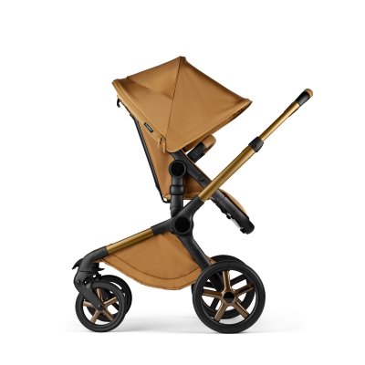 Bugaboo Fox5 Kompletní kočárek Noir Limited Edition - Amber Glow - obrázek