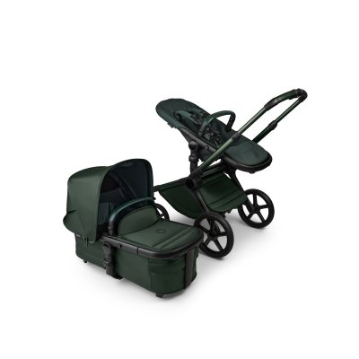 Bugaboo Fox5 Kompletní kočárek Noir Limited Edition - Midnight Green