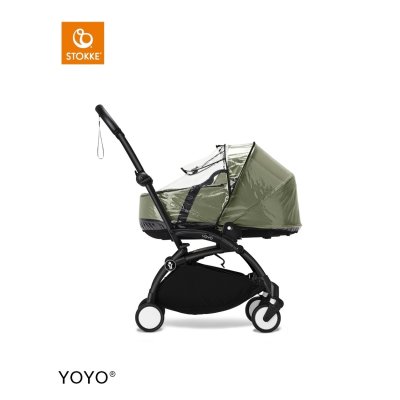 Stokke Yoyo Pláštěnka na hluboké lůžko - Black