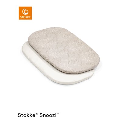 Stokke Snoozi Prostěradlo OCS 2 ks - Dandelion Beige/Vanilla Cream