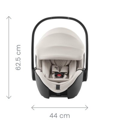 Britax Römer Baby-Safe Pro + Vario Base 5Z Fossil Grey - obrázek