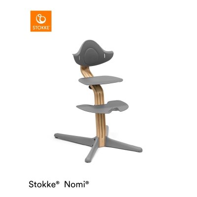 Stokke Set Nomi Židlička + Baby set + Newborn set - Oak Grey + deka - Golden Sand - obrázek