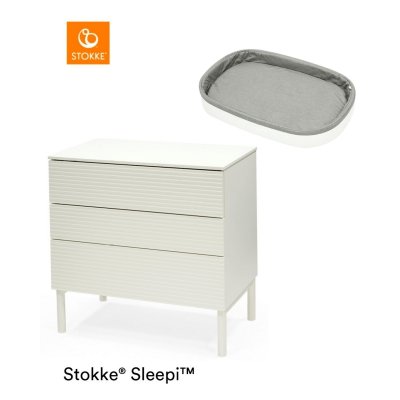 Stokke Sleepi Dresser Komoda + ZDARMA Přebalovací podložka - White