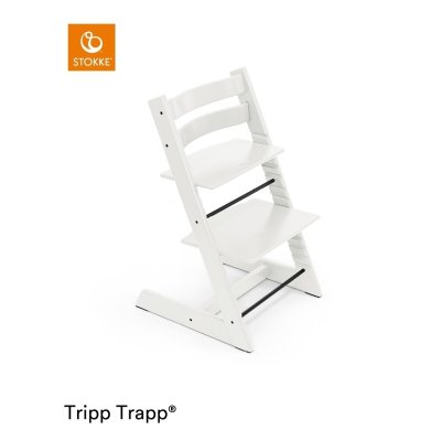 Stokke Set Tripp Trapp Židlička + Baby set + Newborn set White + deka Pearl White - obrázek