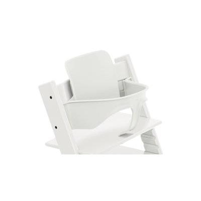 Stokke Set Tripp Trapp Židlička + Baby set + Newborn set White + deka Pearl White - obrázek