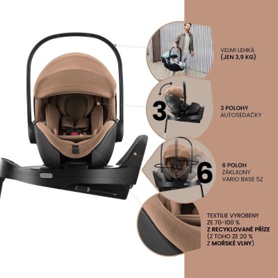 Britax Römer Baby-Safe Pro Vario Base 5Z Bundle Lux - Warm Caramel - obrázek