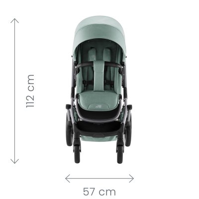 Britax Römer Smile 5Z Kočárek Lux - Linen Grey - obrázek