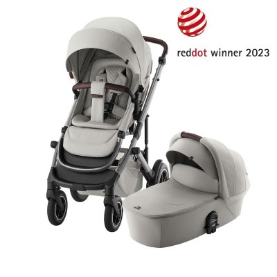 Britax Römer Smile 5Z Set kočárek + hluboká korba Lux - Linen Grey