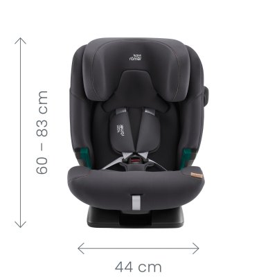 Britax Römer Advansafix Pro Classic - Deep Black - obrázek