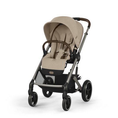 Cybex Zvýhodněný set Gold Balios S Lux New + Carry Cot S Almond Beige + Aton B2 i-Size Black + Deka - obrázek