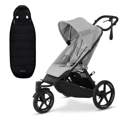 Cybex Gold Avi Spin Sportovní kočárek Fog Grey + ZDARMA Fusak Moon Black