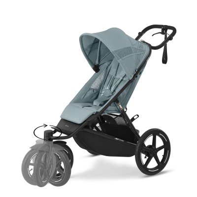 Cybex Gold Avi Spin Sportovní kočárek Stormy Blue + ZDARMA Fusak Moon Black - obrázek