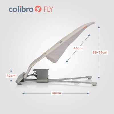 Colibro Fly Lehátko Baby Bouncer - Almond - obrázek