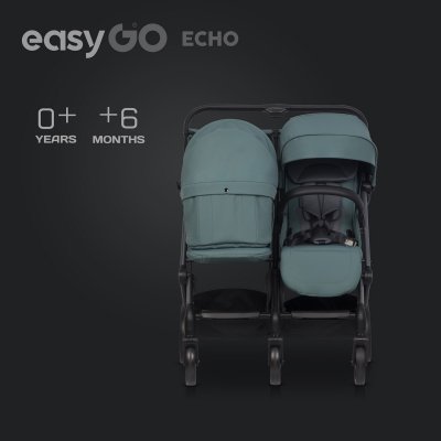 EasyGo Echo Hluboká korba - Sage Green - obrázek