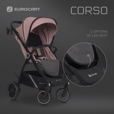 Euro-Cart Corso Sportovní kočárek - Rose - obrázek