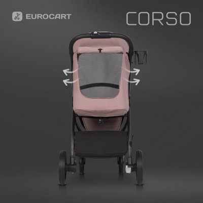 Euro-Cart Corso Sportovní kočárek - Rose - obrázek