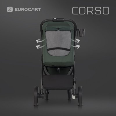 Euro-Cart Corso Sportovní kočárek - Jungle - obrázek