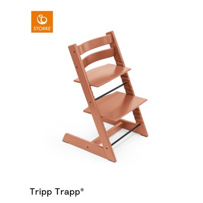 Stokke Tripp Trapp Židlička + DÁREK Baby Set 2 - Terracotta - obrázek