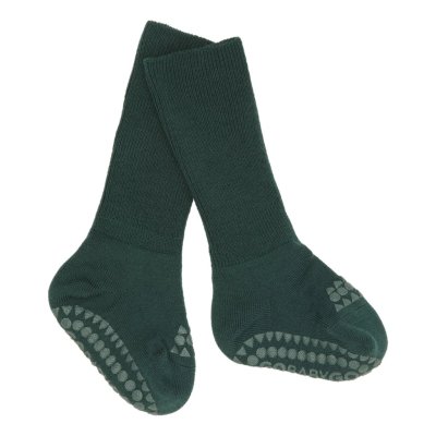 GoBabyGo Protiskluzové ponožky Merino Wool - Forest Green, vel. 1 - 2 roky