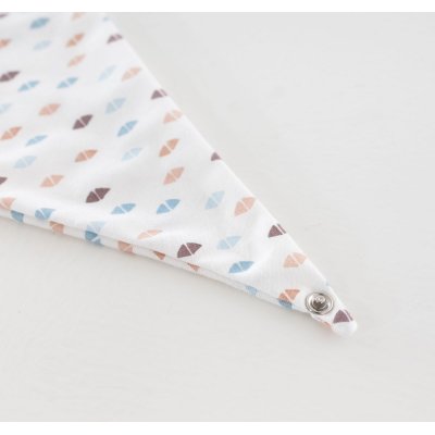 Träumeland Bandana Bib 2 ks - Dreiecke Bunt & Sternchen Beige - obrázek