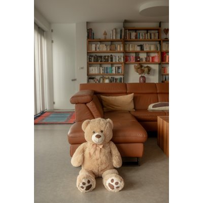 FreeOn Free2Play Plyšový medvěd Fluffy 100 cm - Brown - obrázek