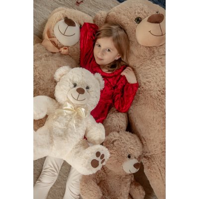 FreeOn Free2Play Plyšový medvěd Cuddly 38 cm - White - obrázek