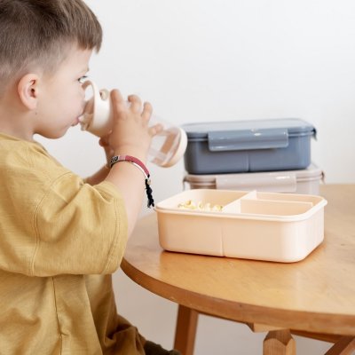 3 Sprouts Krabička na jídlo Bento Recycled - Sand - obrázek