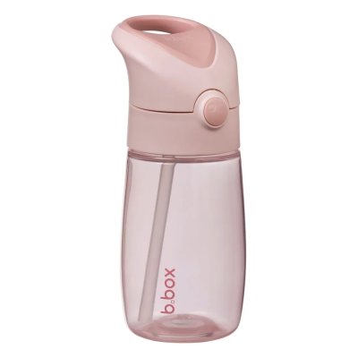 b.box Láhev na pití s brčkem Junior 380 ml - Blush Crush - obrázek