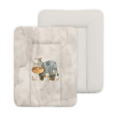 Ceba Baby Přebalovací podložka měkká 50 x 70 cm Basic - Cosy Hippo - obrázek