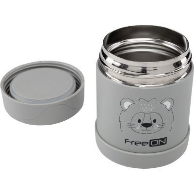 FreeOn Termoska na jídlo 350 ml - Lion Grey - obrázek