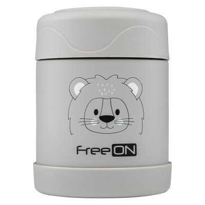 FreeOn Termoska na jídlo 350 ml - Lion Grey