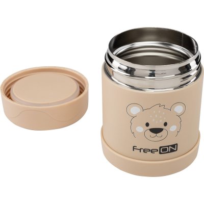 FreeOn Termoska na jídlo 350 ml - Bear Beige - obrázek