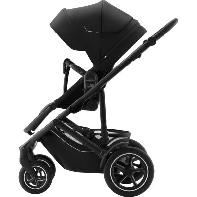 Britax Römer Set Kočárek Smile 5Z Classic + Hluboká korba + Autosedačka + Báze - Space Black - obrázek