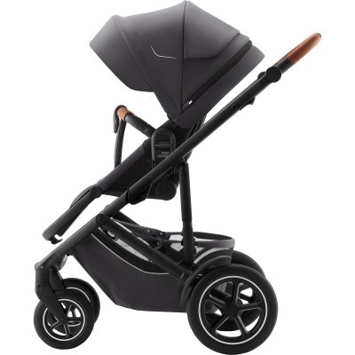 Britax Römer Set Kočárek Smile 5Z Classic + Hluboká korba + Autosedačka + Báze - Midnight Grey - obrázek